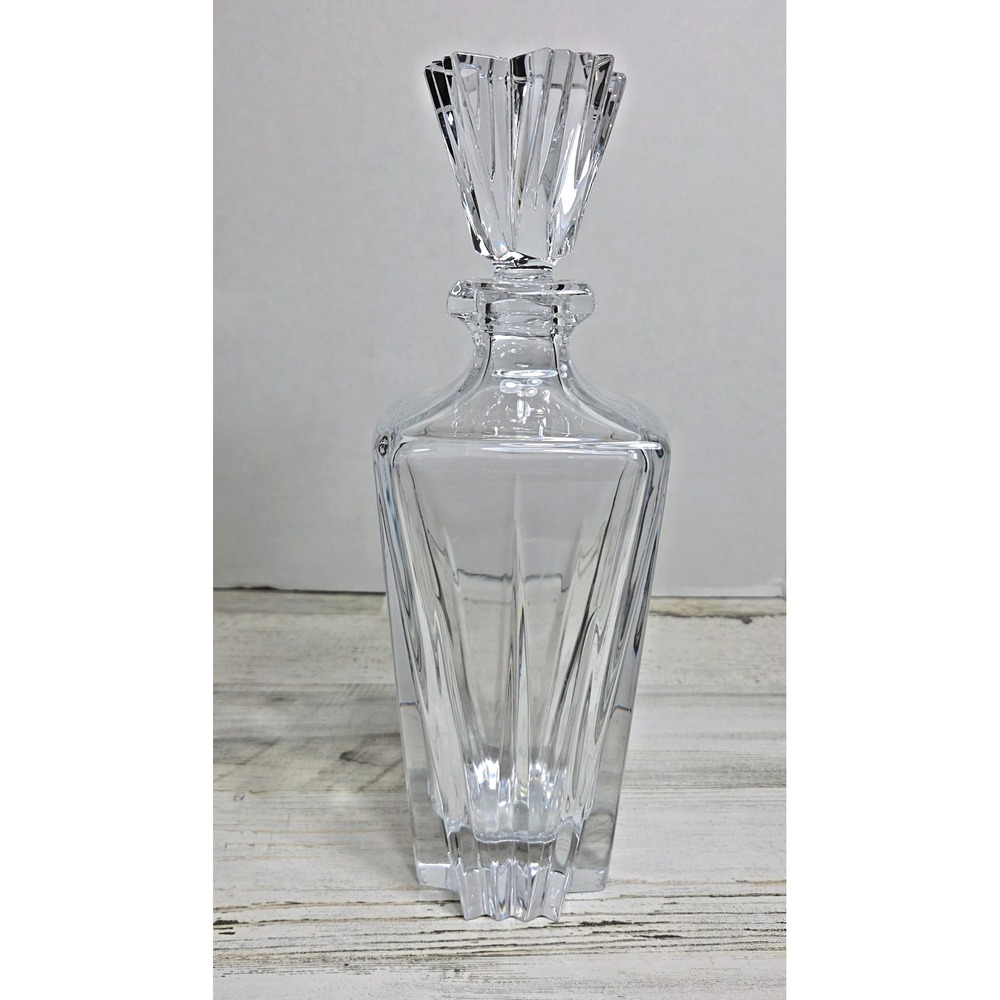 Vintage Lenox Art Deco Crystal Whiskey Decanter StopperCrosswinds OvationsSigned
